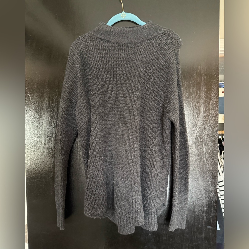 American Eagle Outfitters Charcoal Knit Pullover